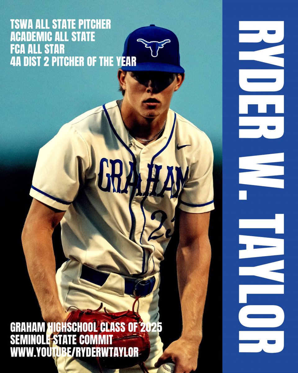 Linsey A. Taylor (@linseyataylor) on Twitter photo Congratulations <a href="/RyderWTaylor22/">Ryder W. Taylor</a> for making TSWA all state pitcher. Can’t wait to see your next chapter!!
<a href="/SSCbaseball/">Seminole State Baseball</a> <a href="/BurkBlacksox/">Blacksox Baseball</a> <a href="/Steers_Baseball/">grahamsteersbaseball</a> <a href="/TreyBigford/">Trey Bigford</a> Congratulations <a href="/RyderWTaylor22/">Ryder W. Taylor</a> for making TSWA all state pitcher. Can’t wait to see your next chapter!!
<a href="/SSCbaseball/">Seminole State Baseball</a> <a href="/BurkBlacksox/">Blacksox Baseball</a> <a href="/Steers_Baseball/">grahamsteersbaseball</a> <a href="/TreyBigford/">Trey Bigford</a>