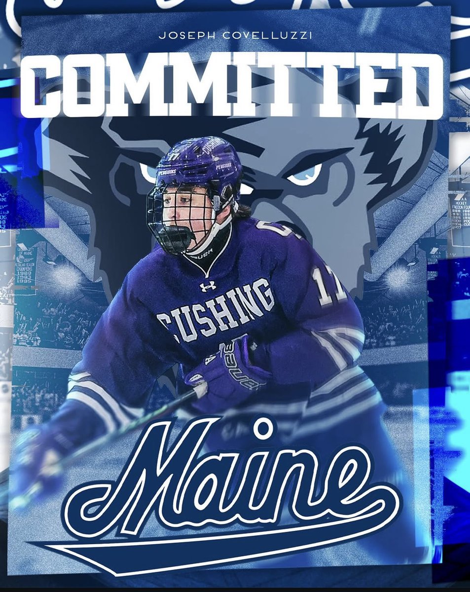 🚨BREAKING🚨

3.5⭐️ forward Joseph Covelluzzi has committed to Maine! The Massachusetts native split time between the 15U NV River Rats and Cushing Academy last season, and is coming off a strong performance at Select 16 Camp. 

Solid pickup for the Black Bears.