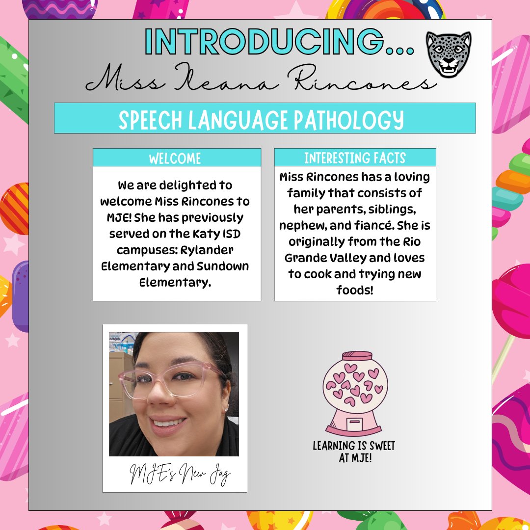 Please join us in welcoming Miss Ileana Rincones to the MJE family! 🐾 Stay tuned to get to know our newest Jags! #mjejags #meetMJE