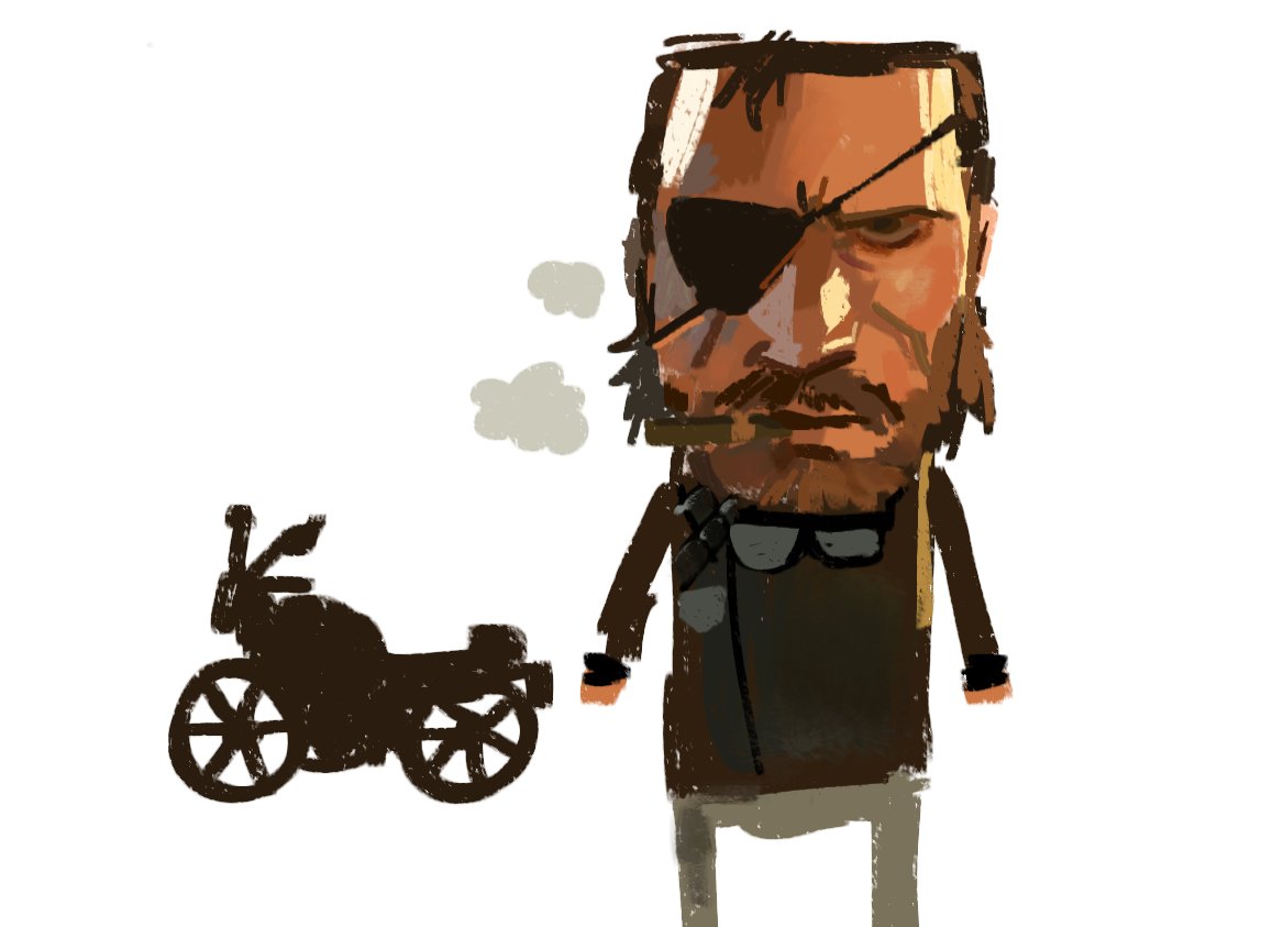 I am an artist from Metal gear fandom and this is my art