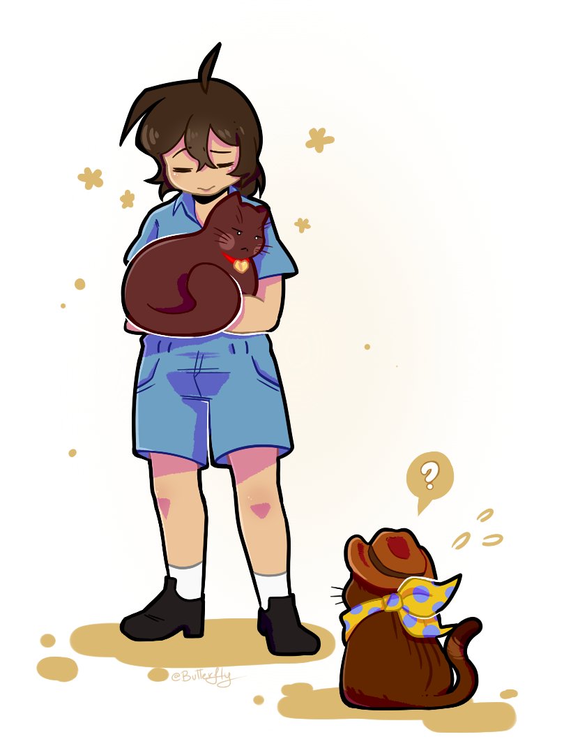 AButterfly_user's tweet image. #cocoapowder but cats? + frisk