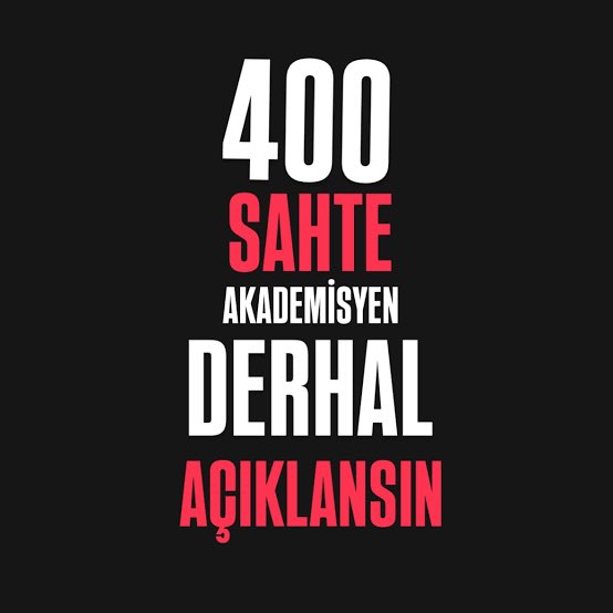 brctv12's tweet image. #SahteDiplomalılarıAçıklayın