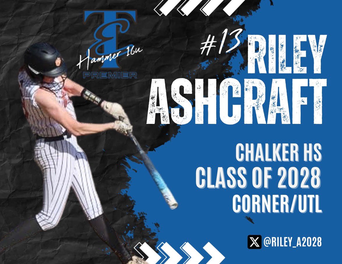 🚨🚨Roster Announcement 🚨🚨
Next on our list… from Chalker HS, #13 Riley Ashcraft. #tepremier <a href="/Riley_A2028/">Riley Ashcraft</a> <a href="/OilerPride22/">Jeff Steiner</a>