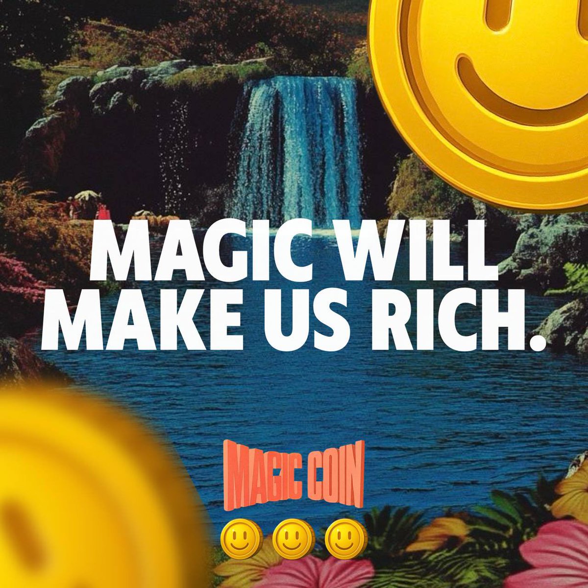 Only one way to get rich. Magic. 🪄 

CA: Dt5rqs88Ad9YdFi68Q14GJbQjyWuarTRa4ktMvAZpump