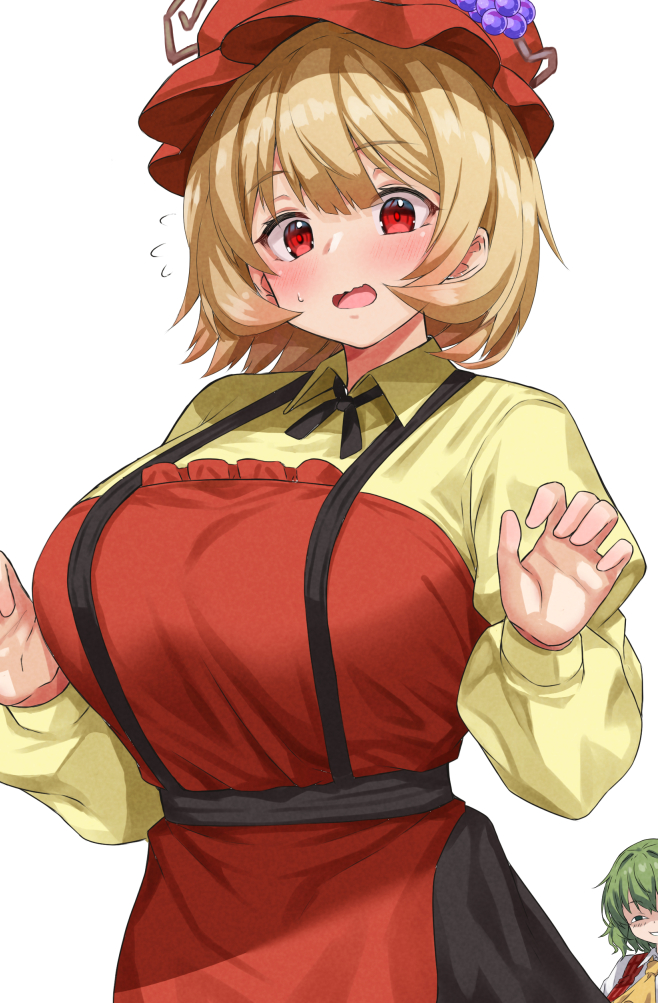 穣子「えっ!?わ・・・私はなにも言ってないです!!」
幽香「・・・・・・・」
静葉「あ・・・あいつに言えっていわれたんです!!」
穣子「くそ姉テメェ!!!!!!」 