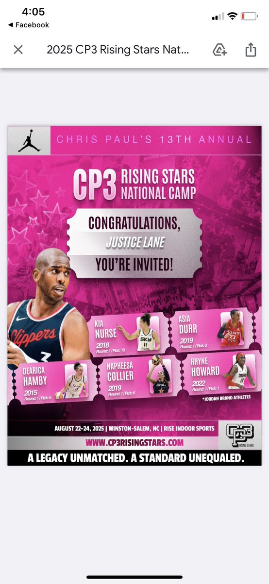 Justice Lane 21 (@justicelane21_) on Twitter photo Thank you for the invite! <a href="/CP3/">Chris Paul</a> <a href="/PGHKentucky/">Prep Girls Hoops Kentucky</a> <a href="/LadyEagleBball_/">Campbellsville Lady Eagles Basketball</a> Thank you for the invite! <a href="/CP3/">Chris Paul</a> <a href="/PGHKentucky/">Prep Girls Hoops Kentucky</a> <a href="/LadyEagleBball_/">Campbellsville Lady Eagles Basketball</a>