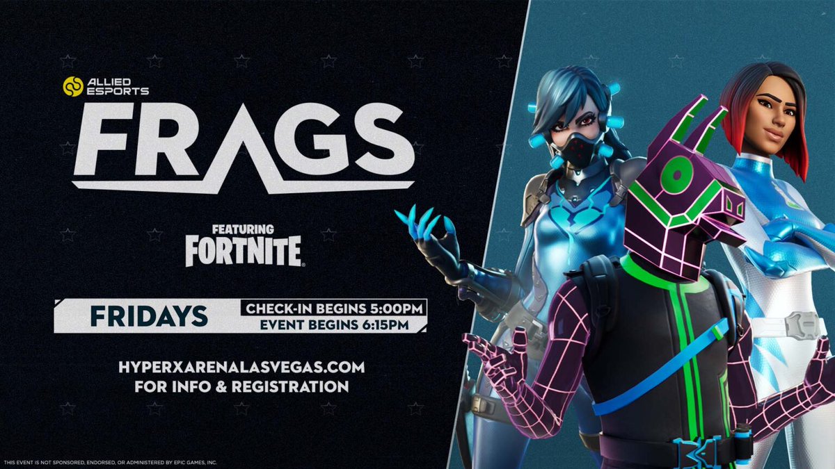 HyperXArena's tweet photo. #FridayFrags returns next week with back to school duos!!! π Check the details and registration info here βΆοΈ βΆοΈ https://t.co/PNZHlodvLK https://t.co/8x3aEaMYhA