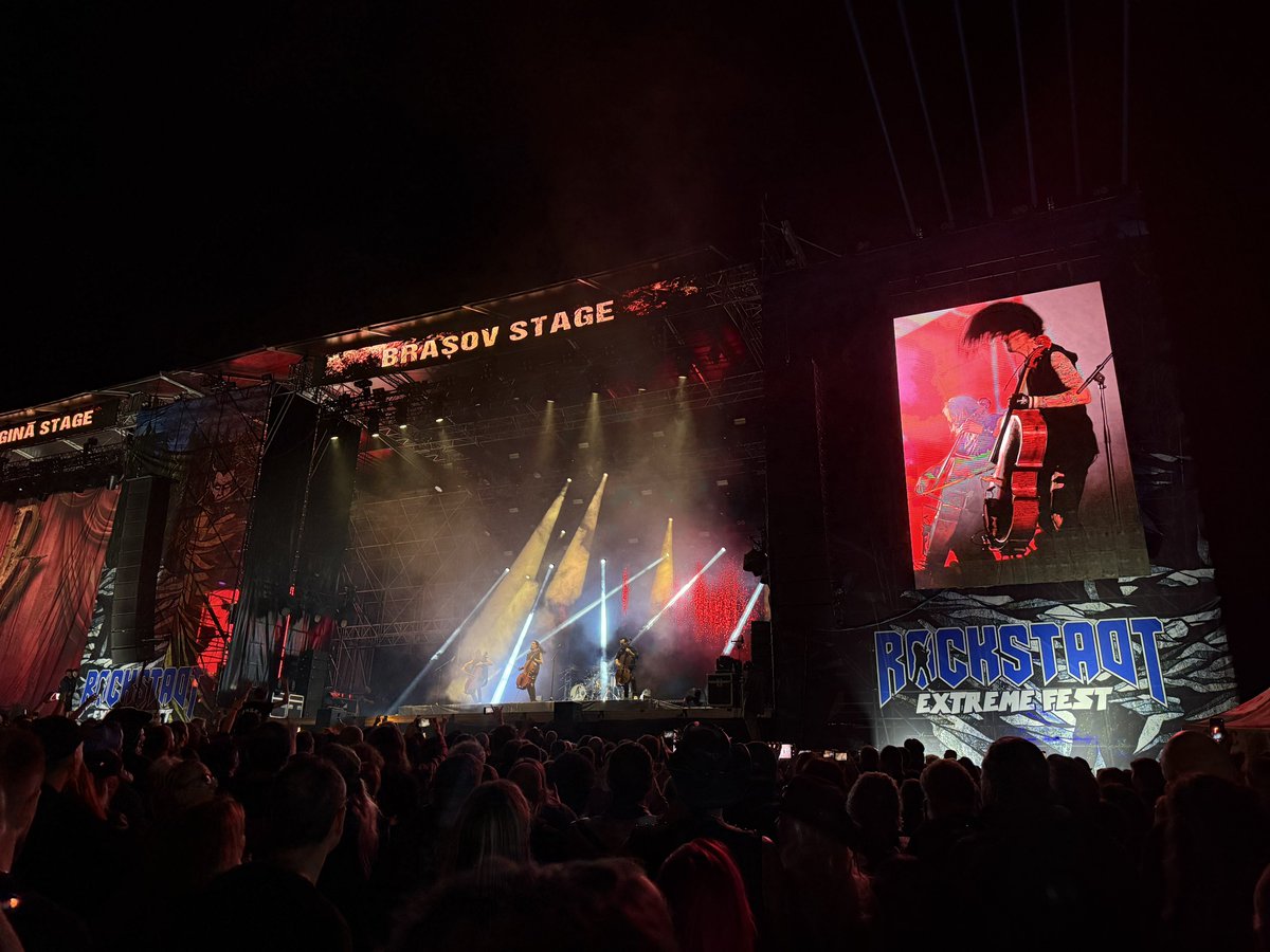 balanionut's tweet image. Apocalyptica in concert @ #rockstadt