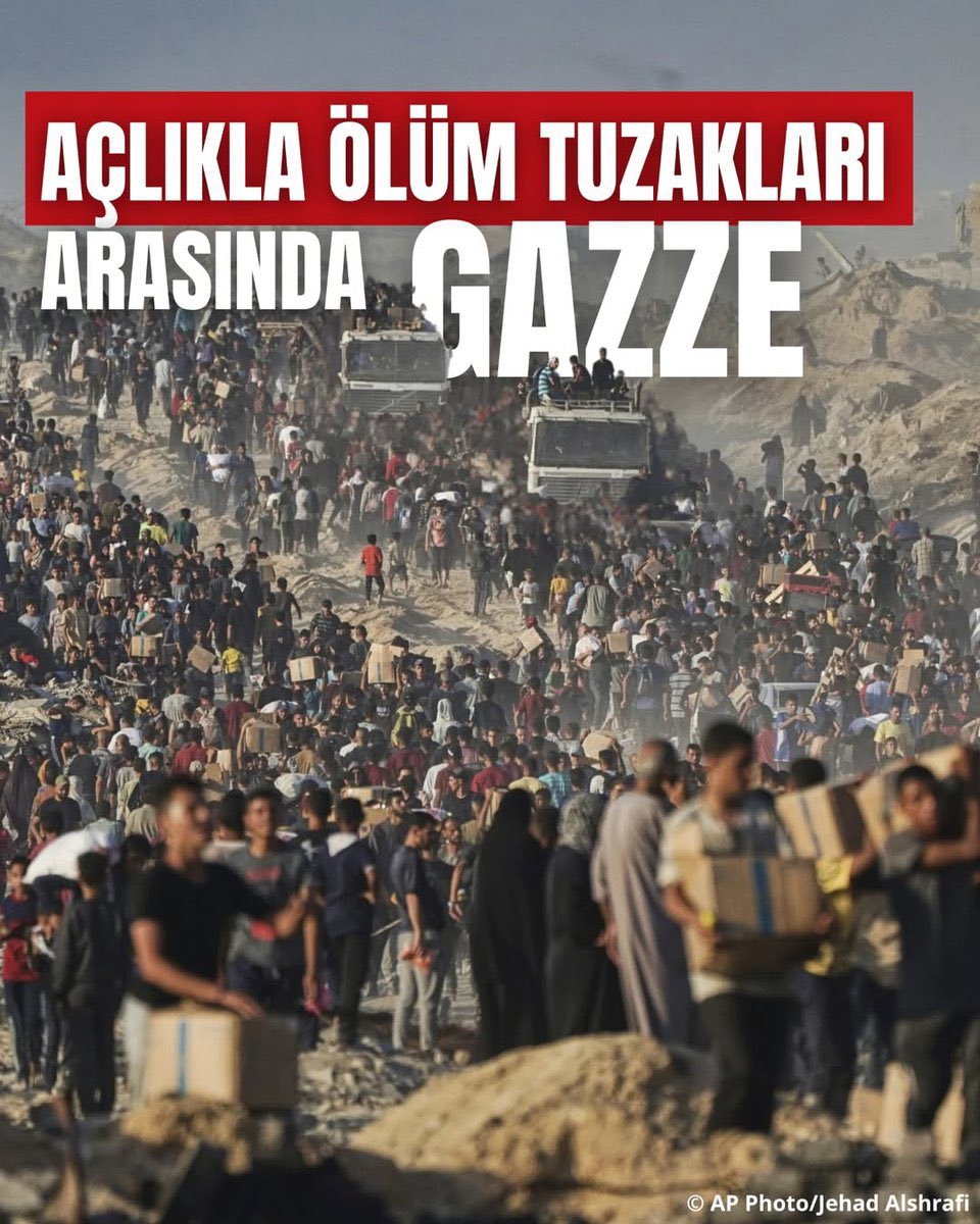 Mhttgn's tweet image. Açlık, kurşundan sessiz öldürür.

Gazze'yi açlık öldürüyor, Suskunluk bizi...
#Aidtrapıngaza #GazzeAçlıktanÖlüyor