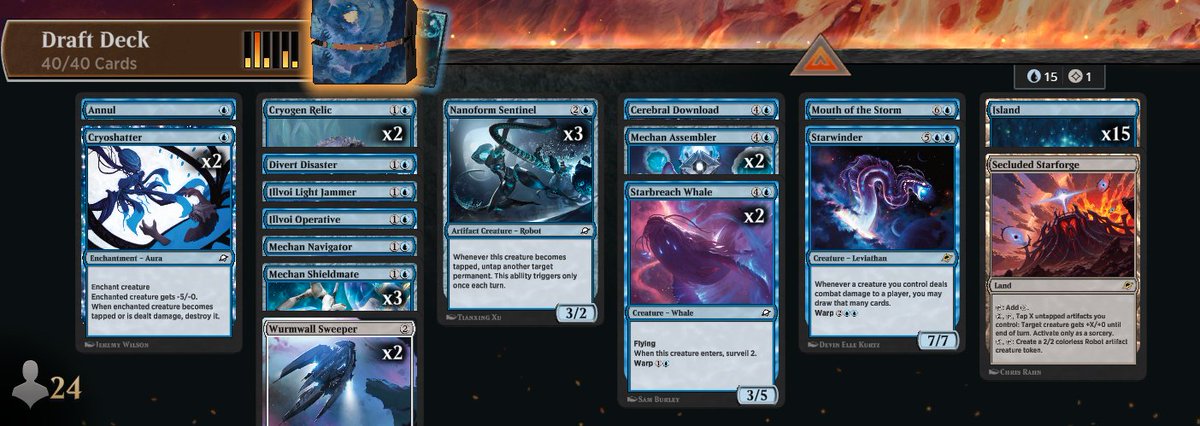 It's that time of the format. 7-1 with mono blue flyers.