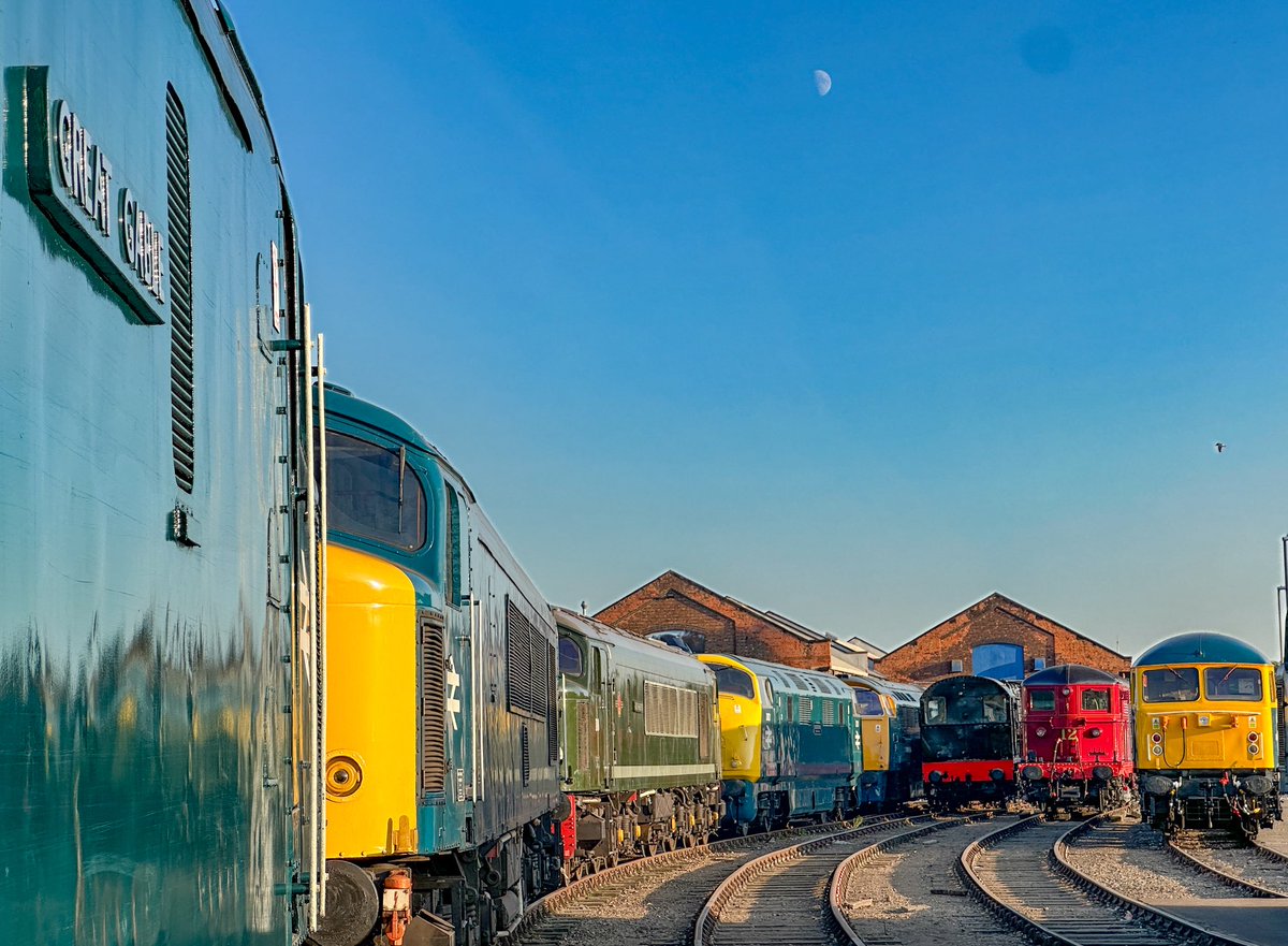 Finished working at Litchurch Lane 8pm. With crowds gone, the site fell silent &amp; I had a look around some of the finest engineering ever designed to fulfil a railway need. Thanks everyone for making today so special. Back (unexpectedly) to do #TheGreatestGathering all again tmrw!