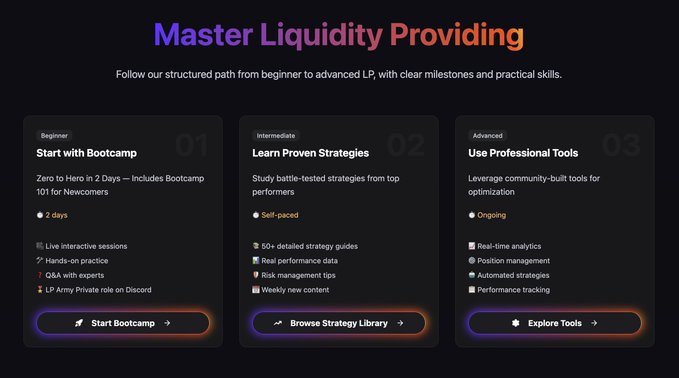 LP Army Master Liquidity Providing Guide