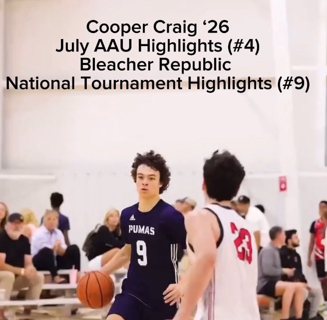 Cooper Craig (@coopcraig4) on Twitter photo Click the link to all my highlights from AAU <a href="/GBLHoopsCircuit/">Grassroots Basketball League (GBL)</a> with <a href="/2026MBCBenson/">Benson/Jones</a> and the <a href="/BleacherRepub/">Bleacher Republic</a> Nationals with <a href="/MidwestHassan/">Midwest Basketball Club Hassan</a>
youtu.be/YhS1kWMmhuM?si… Click the link to all my highlights from AAU <a href="/GBLHoopsCircuit/">Grassroots Basketball League (GBL)</a> with <a href="/2026MBCBenson/">Benson/Jones</a> and the <a href="/BleacherRepub/">Bleacher Republic</a> Nationals with <a href="/MidwestHassan/">Midwest Basketball Club Hassan</a>
youtu.be/YhS1kWMmhuM?si…