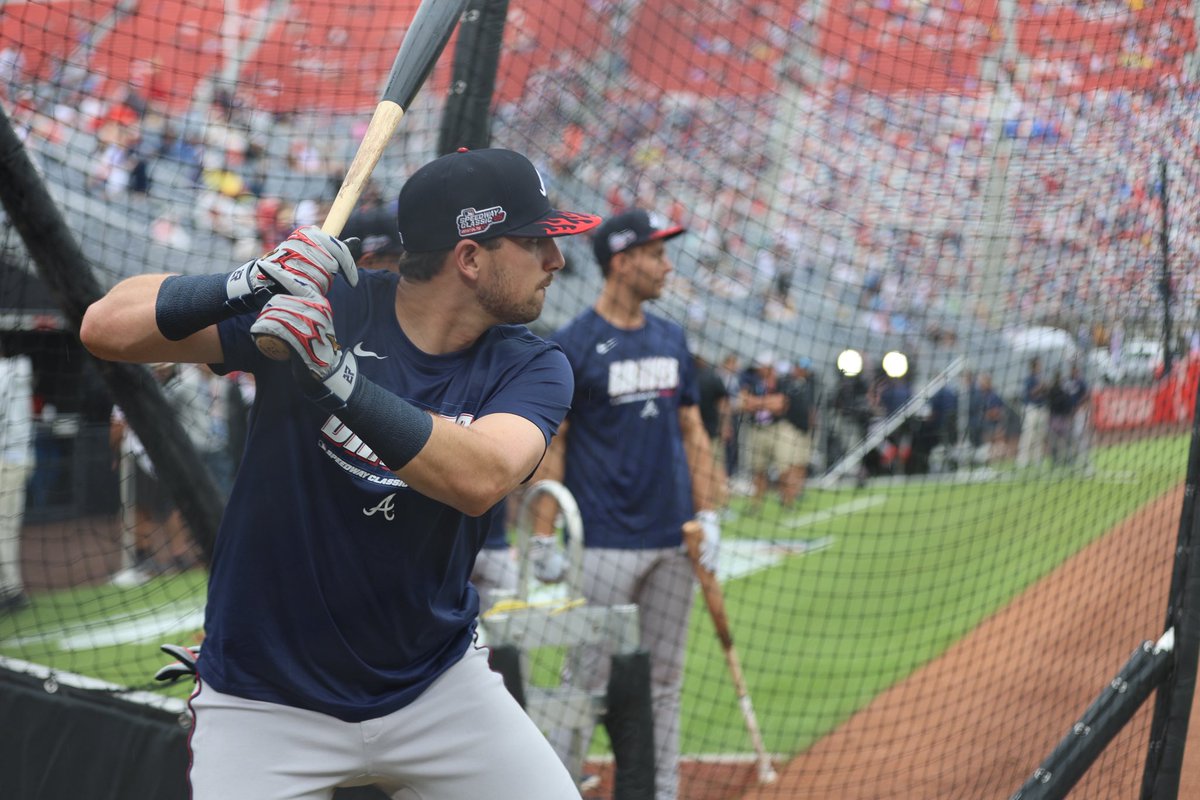 Braves's tweet photo. BP in Bristol 🏁 https://t.co/eFvYY24hF0