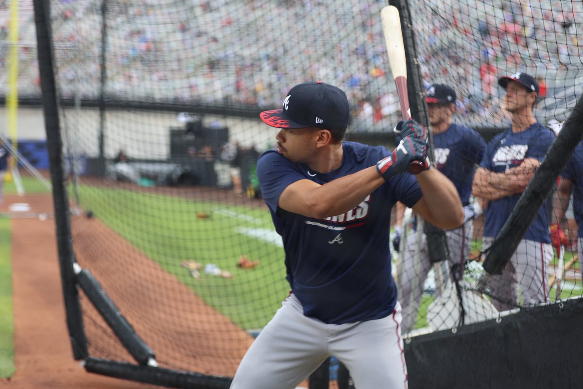 Braves's tweet photo. BP in Bristol 🏁 https://t.co/eFvYY24hF0