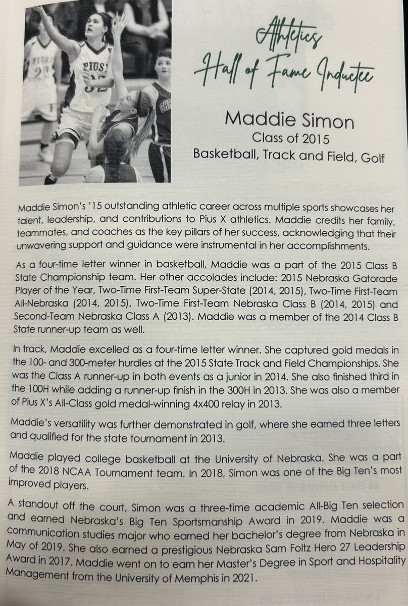 Pius X Activities (@piusxtra) on Twitter photo Maddie Simon ‘15
Basketball, Track & Field, Golf⚡️ Maddie Simon ‘15
Basketball, Track & Field, Golf⚡️