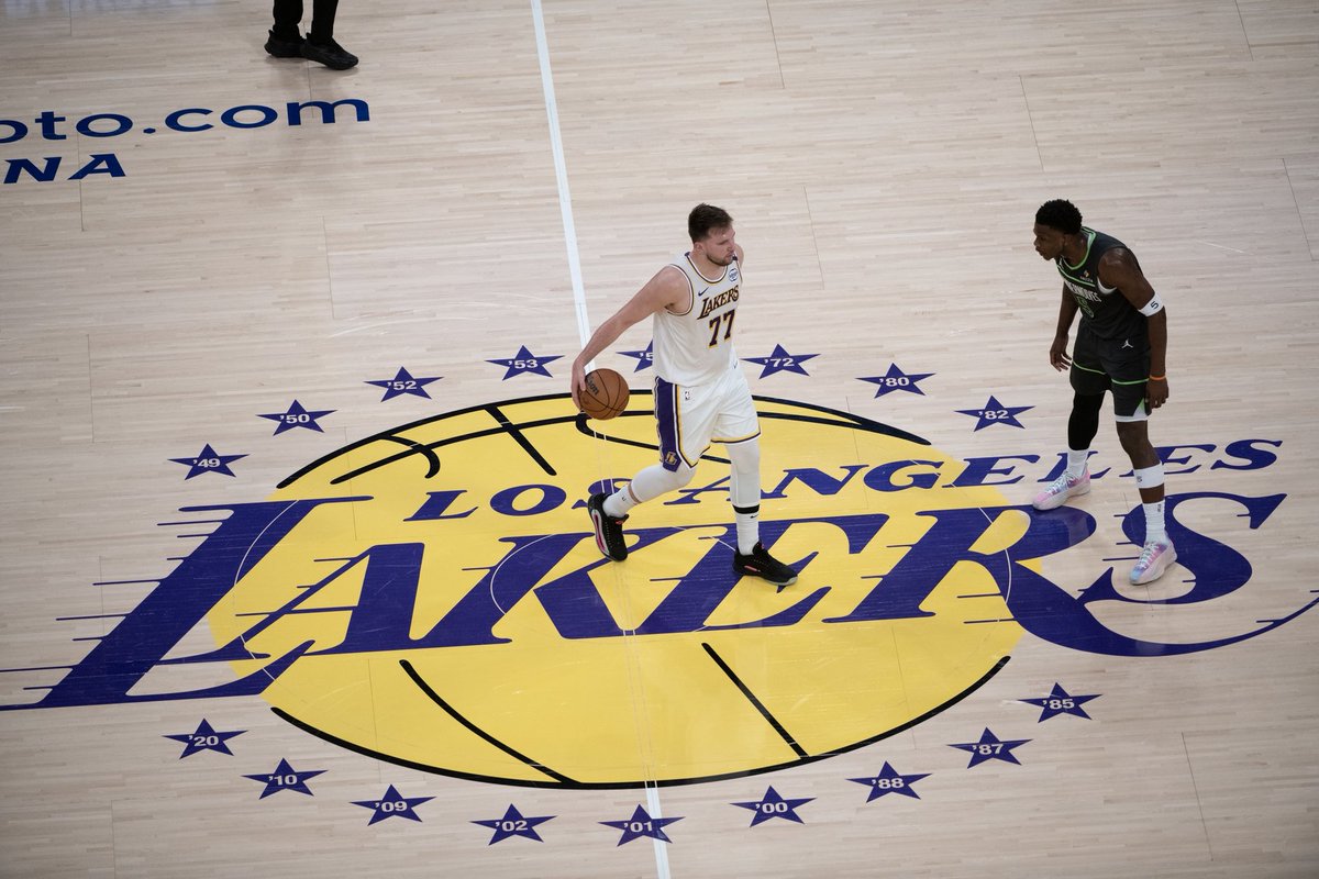 Excited for more Luka magic in the purple and gold 🪄💜💛 #LakeShow