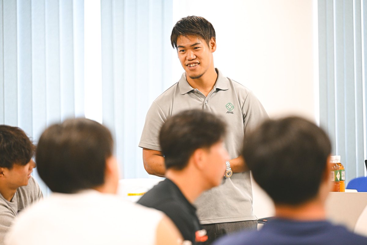 昨日は関西大学ラグビー部で、
アスリートキャリア支援講座を
実施しました🌱

社会に出たとき、
自分を支えてくれるのは「今」の経験。
そして、ラグビーがくれた学びでした。

<a href="/Joynt0222/">一般社団法人Joynt</a>