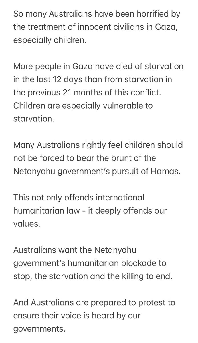 bobjcarr's tweet photo. I and federal Labor MP and former minister Ed Husic will join the support for Gaza march now that it’s been endorsed by the court. We must stand with the starving civilians and for the babies and youngsters here’s our statement. Please join us. https://t.co/JM4RpzZbFP