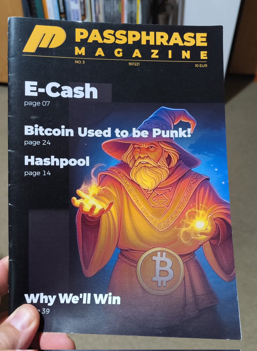 Received NO. 3 from <a href="/PassphraseMag/">Passphrase Magazine</a>  thanks!!!