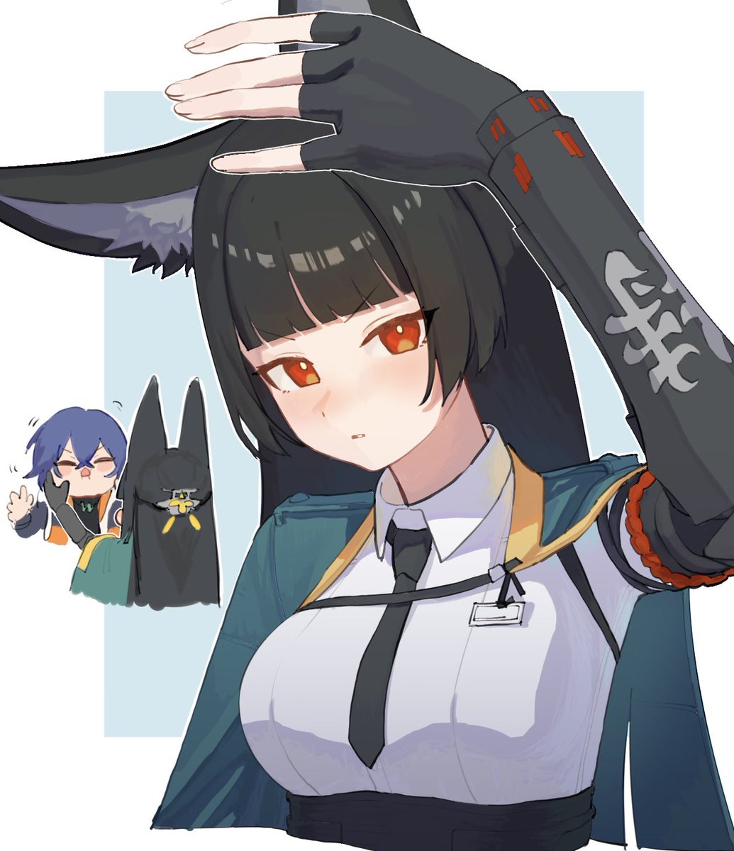 おでこで熱を測ってくれる雅さん #ZZZ #星見雅」|みつく