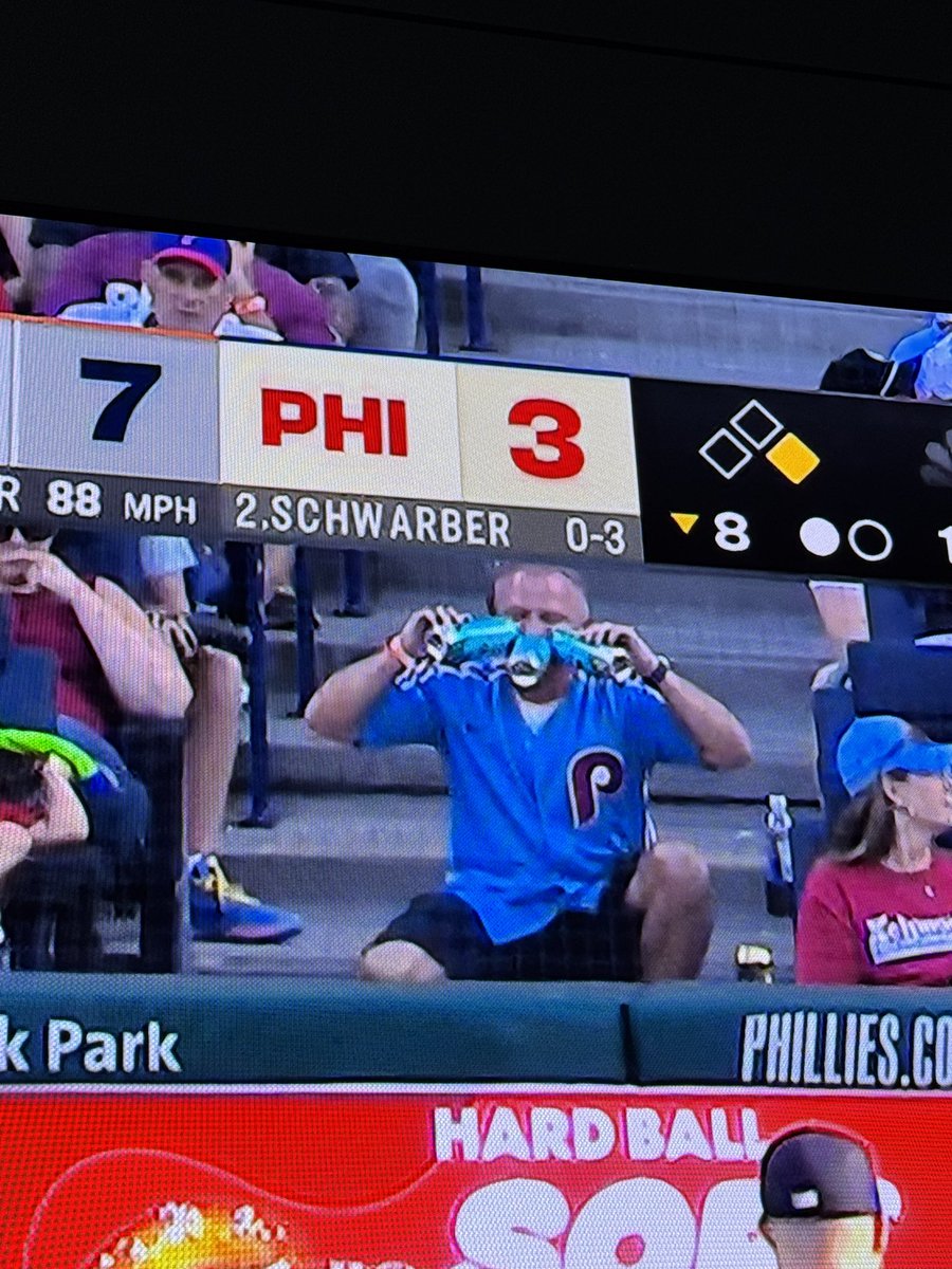 MasonDoc's tweet image. Watching Strahm pitch will make you do this #phillies