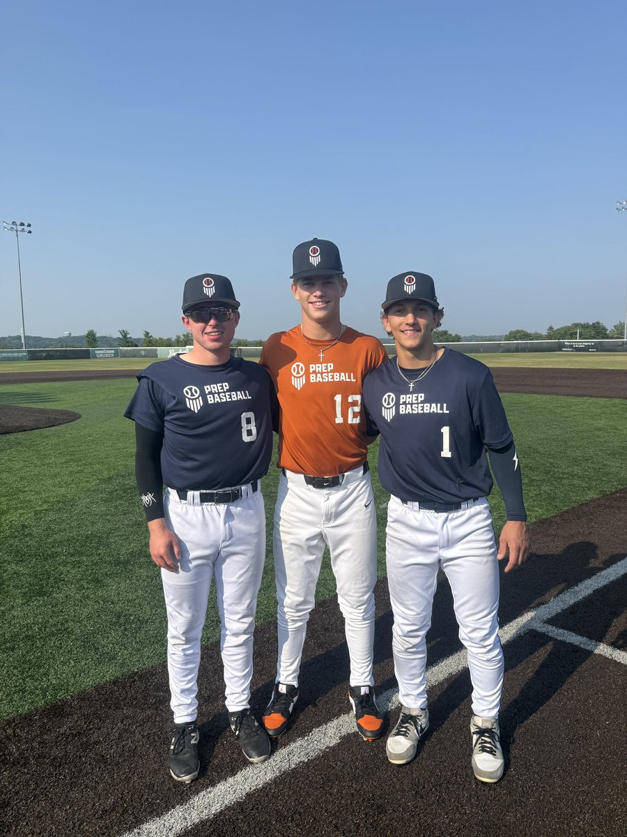Three HUHS ball players competing in the Prep Baseball State games! #orioles @prepbaseballWI