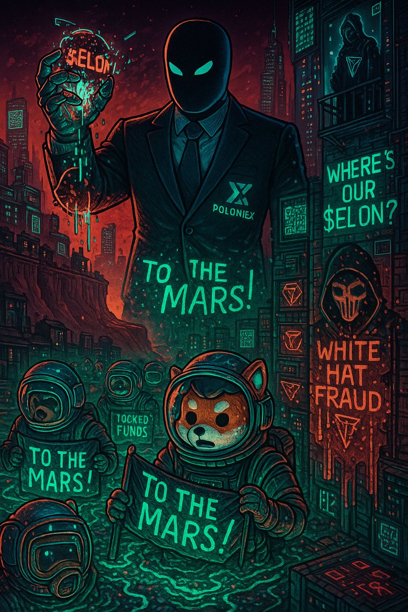 UnityThroughDogelon The Architect of Inspiration (@unitythruppl216) on Twitter photo The <a href="/DogelonMars/">Dogelon Mars</a> community was built to chase a shared vision of reaching the stars together. But instead of protection, we’ve faced betrayal. The $ELON hack, tied to <a href="/Poloniex/">Poloniex Exchange</a> and Justin Sun, has left our pack stranded in a digital void of locked funds and broken trust The <a href="/DogelonMars/">Dogelon Mars</a> community was built to chase a shared vision of reaching the stars together. But instead of protection, we’ve faced betrayal. The $ELON hack, tied to <a href="/Poloniex/">Poloniex Exchange</a> and Justin Sun, has left our pack stranded in a digital void of locked funds and broken trust