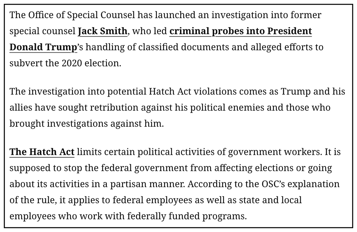 Watchdog agency launches probe into former Trump prosecutor Jack Smith
cnn.com/2025/08/02/pol…