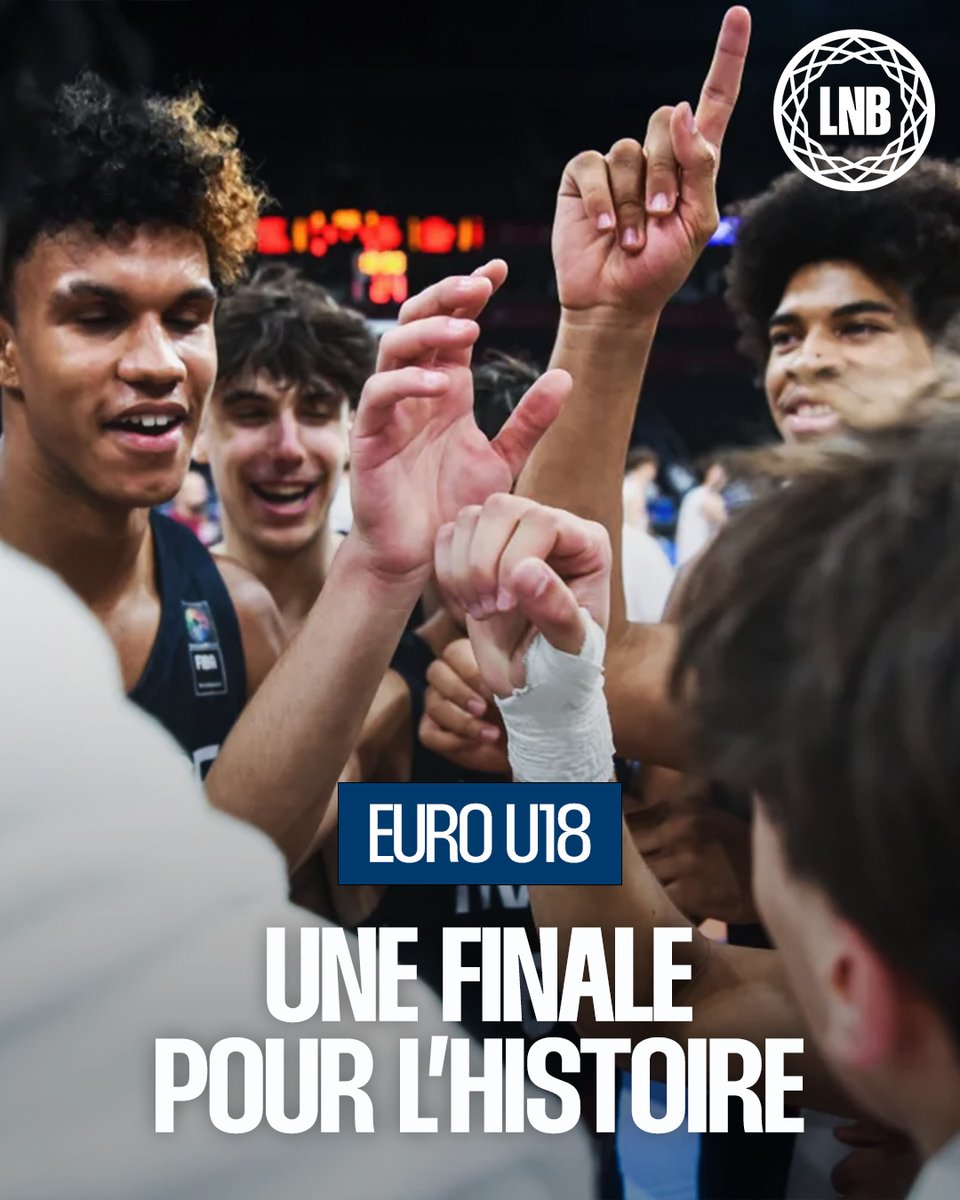 𝗙𝗥𝗔𝗡𝗖𝗘 🇫🇷 ⚡ 🇪🇸 𝗘𝗦𝗣𝗔𝗚𝗡𝗘

Les Bleuets disputeront la finale de l'EuroBasket ce dimanche à partir de 21h00 🏆

Bonne chance à nos U18 💙