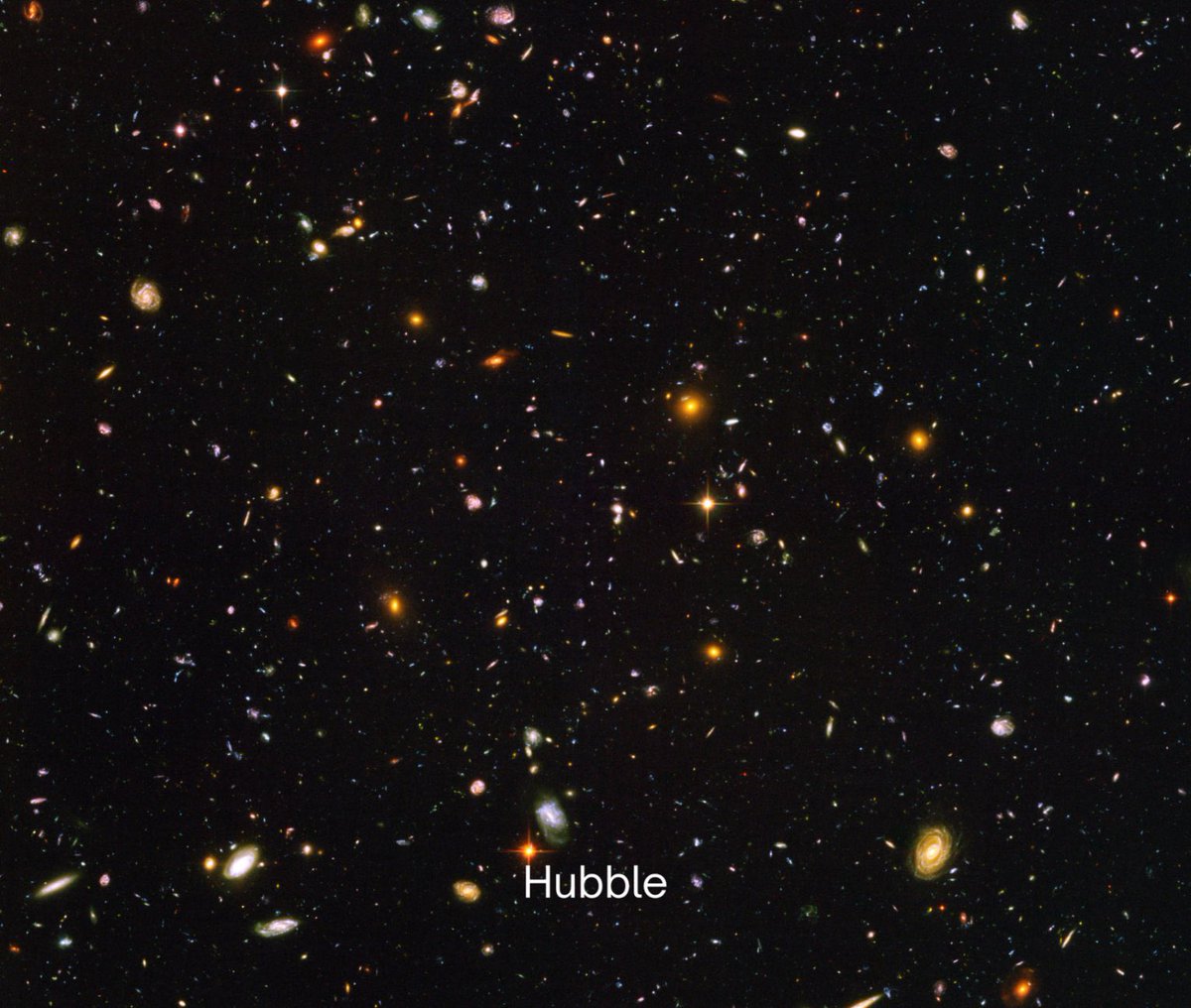 JWST Ultra Deep Field。Hubbleより多くの銀河。