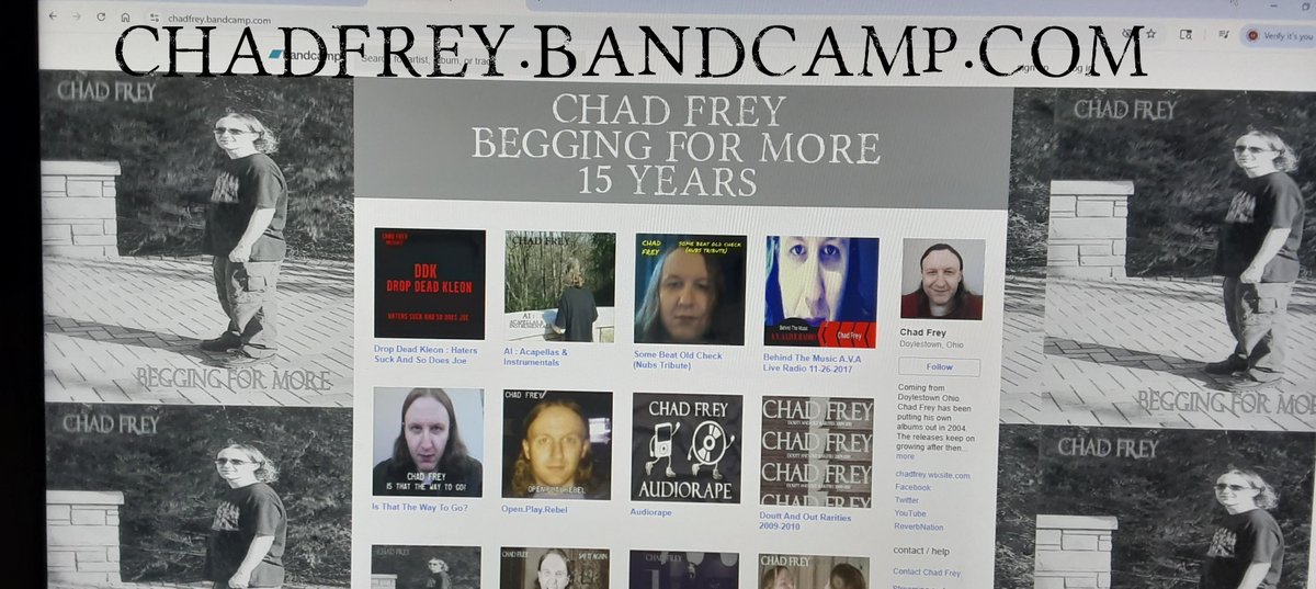Begging For More Turns 15 This Month. 
You Know Buy The Album On iTunes &amp; Bandcamp Now!
music.apple.com/us/artist/chad…
chadfrey.bandcamp.com