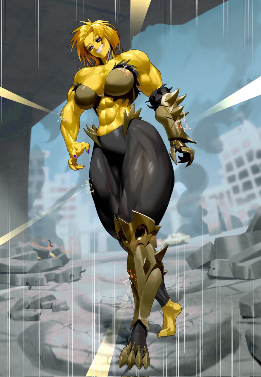 Alright then… part 1 of 4. 

Tracy used to be quite the menace back in the day. Going to poor helpless worlds and making an absolute wreck of things was her preferred pass time. Of course, if you're going to an empress of destruction, you've got to look the part.