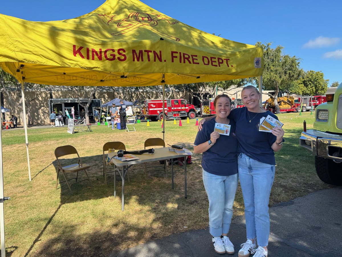 KingsMtnFire's tweet image. KMFD proud to participate and meet our neighbors at today’s San Mateo County’s Annual Disaster Preparedness Day