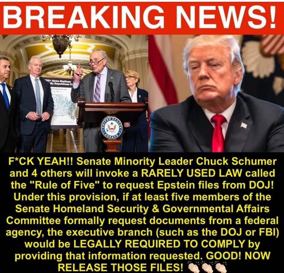 🚨 THIS IS HUGE!!

5 U.S.C. § 2954:
An Executive agency, on request of the Committee on Government Operations of the House of Representatives, or of any seven members thereof, or on request of the Committee on Governmental Affairs of the Senate, or any five members thereof, shall