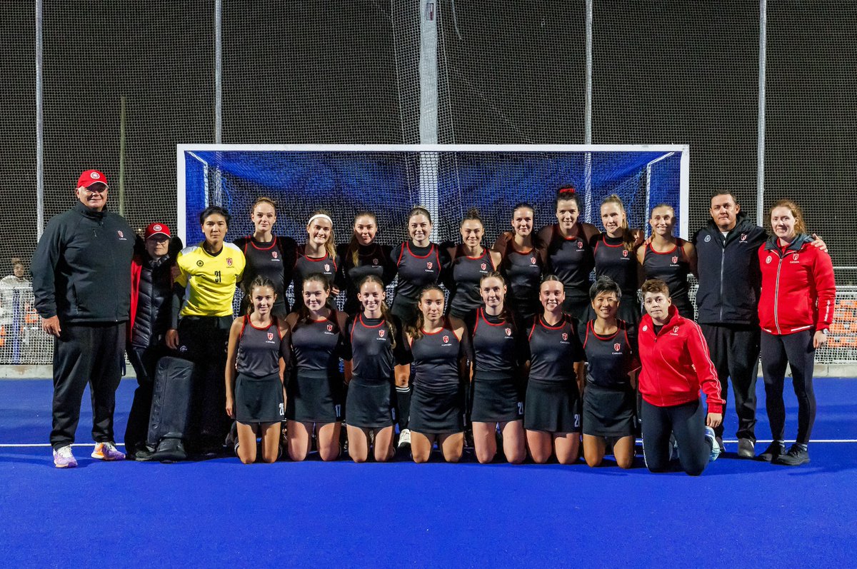 That's a wrap from Montevideo, Uruguay for the Women's National Team. They close out the Pan American Cup with a 2-0 victory over Mexico and secure fifth place! 🇨🇦❤️ #GrowHockey #FHCTeamofTeams