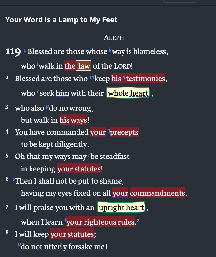 right2scripture's tweet image. Psalm 119 is an early indicator of the idea of Sola Scriptura – the idea that Scripture, the Word of God, is the only authority that man should follow within Christianity. Follow the pattern within the entire psalm – the writer emphasizes that he follows, keeps, and obeys God’s…