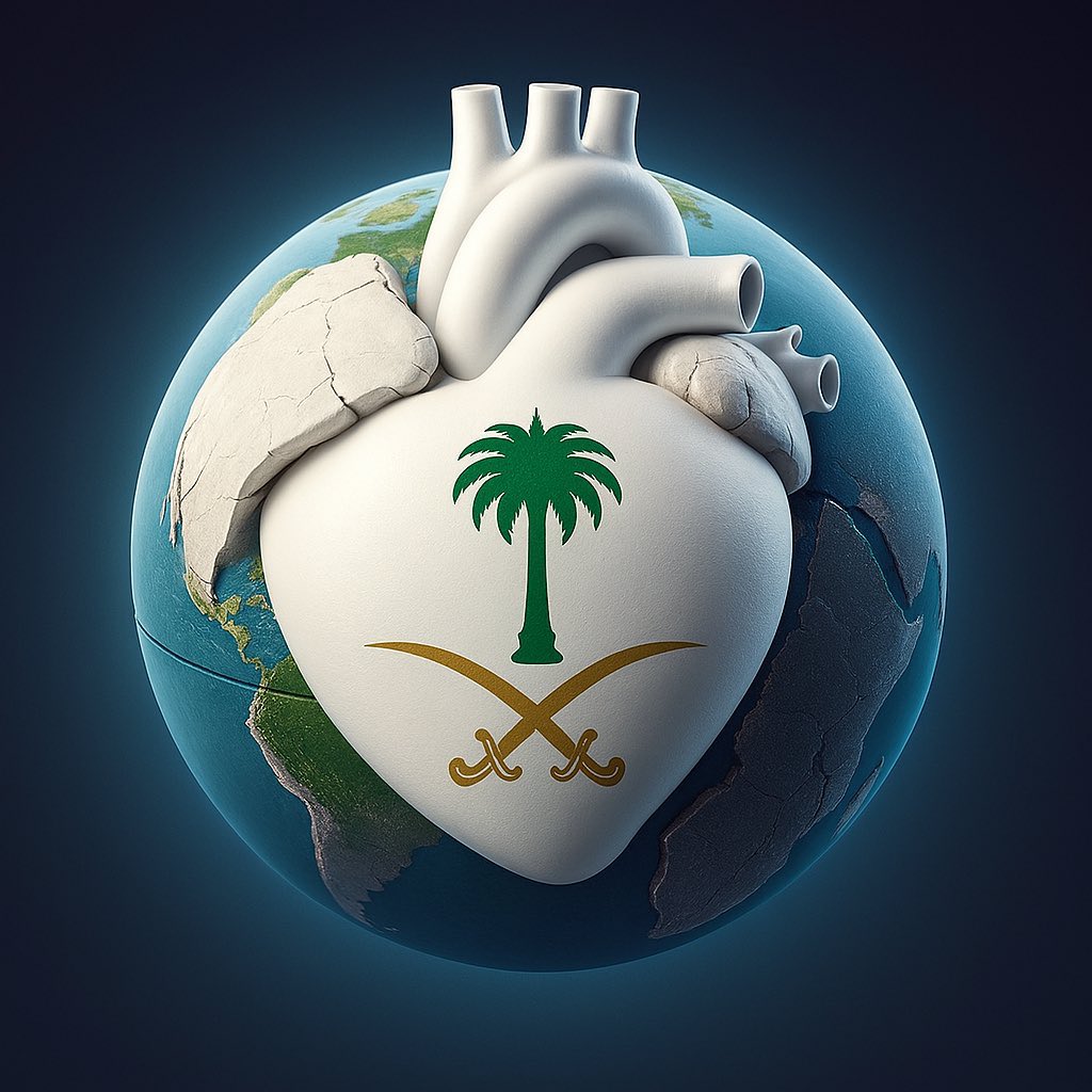 قلب العالم 🌍🇸🇦💚
