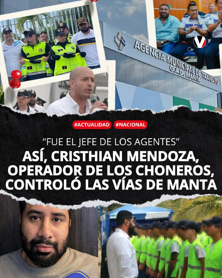 🚨 Infiltrado en el poder local: Cristhian Mendoza, lugarteniente de alias Fito, operaba desde la Empresa de Movilidad de Manta y asistía a actos oficiales junto al exalcalde Agustín Intriago. 👉🏻 v.vistazo.com/451EGkh
