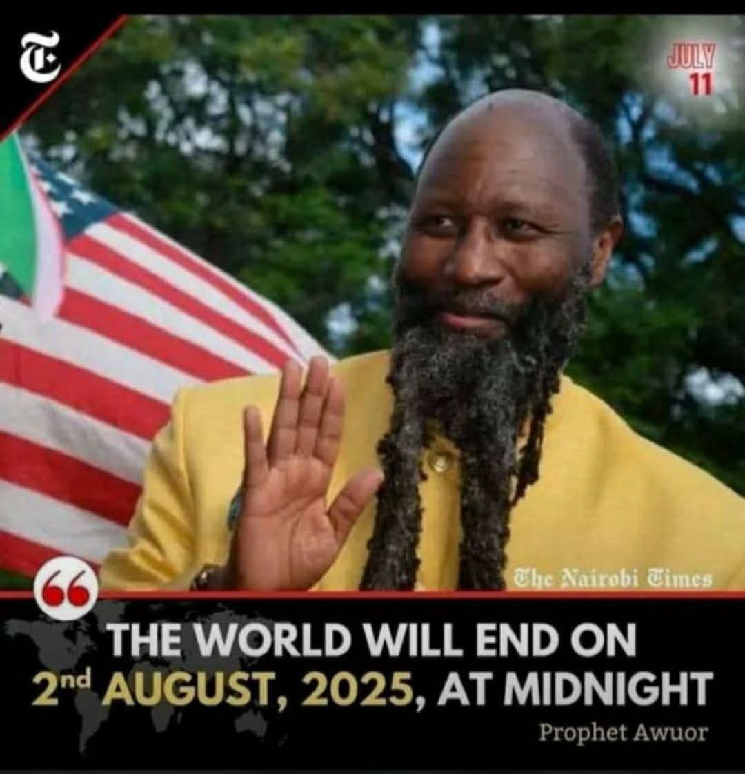 How the world is gonna end a thread 🧵
(Nigerian version)

1. A prophet predicted the world will end