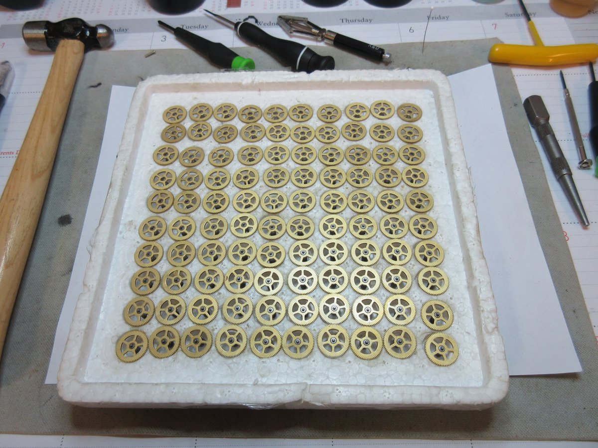 Newly machined main tracking gears fresh from the DrumDial machine shop. 100% inspection and ready for final assembly in a new batch of DrumDials.... Happening now at the DrumDial work shop..... #drumtuning #drums