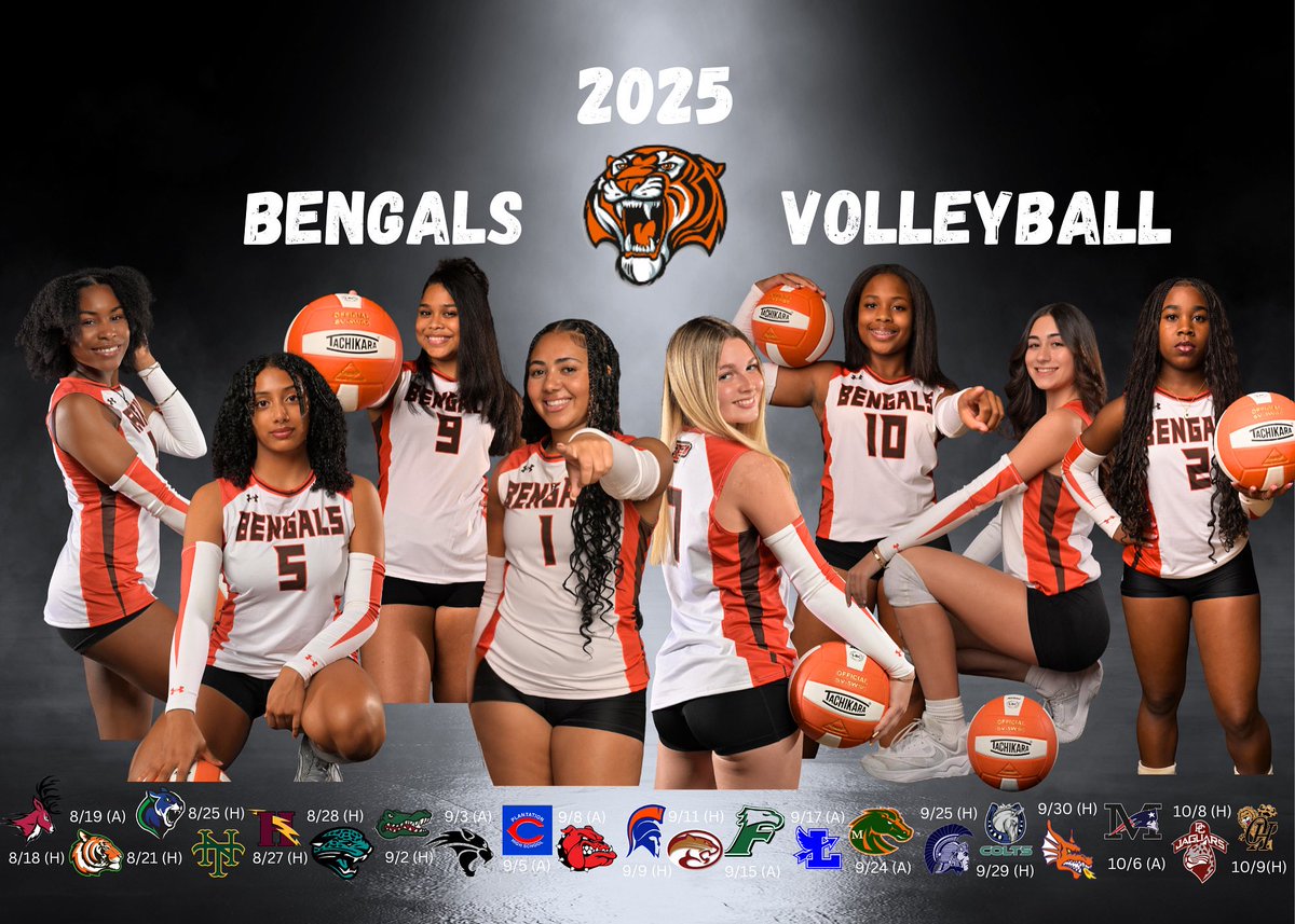 2025 Volleyball Schedule has dropped! 🏐🐅