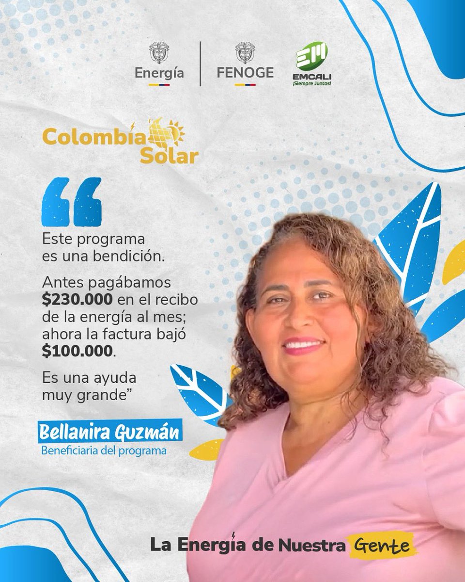 Las cifras hablan por sí solas ⚡:
🏡 En Llano Verde, familias que antes recargaban en su sistema prepago de energía $55.000 al mes, ahora ahorran más del 60 %
🏡 En Potrero Grande, los hogares reportan ahorros del 40 % al 100 % en sus facturas.
¡Seguimos transformando vidas!