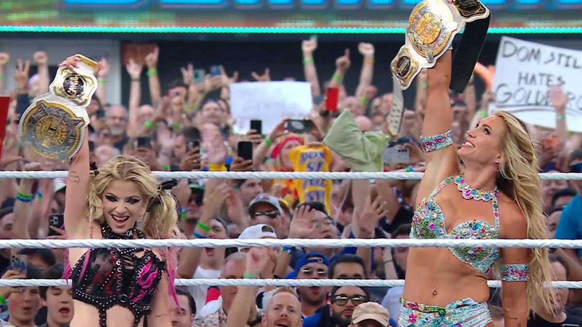 Congratulations <a href="/AlexaBliss_WWE/">Lexi (Kaufman) Cabrera</a>
&amp; <a href="/MsCharlotteWWE/">Charlotte Flair</a>

So, Charlotte...are you ready to admit I was right? 

#SummerSlam