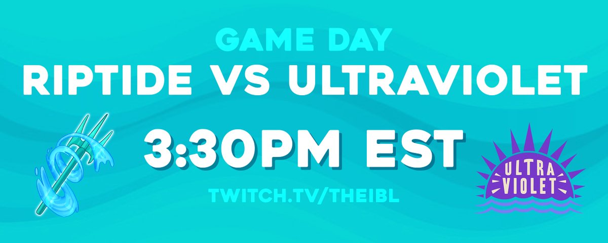 Riptide is playing another match today at 3:30pm EST against Ultraviolet!

Can we continue our winstreak and make it 5 wins in a row? ;)
