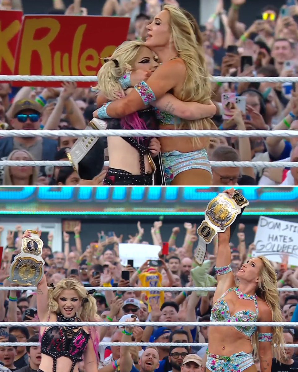 AND NEWWW WWE WOMEN’S TAG TEAM CHAMPIONS: <a href="/AlexaBliss_WWE/">Lexi (Kaufman) Cabrera</a> &amp; <a href="/MsCharlotteWWE/">Charlotte Flair</a>! 🏆 

#SummerSlam