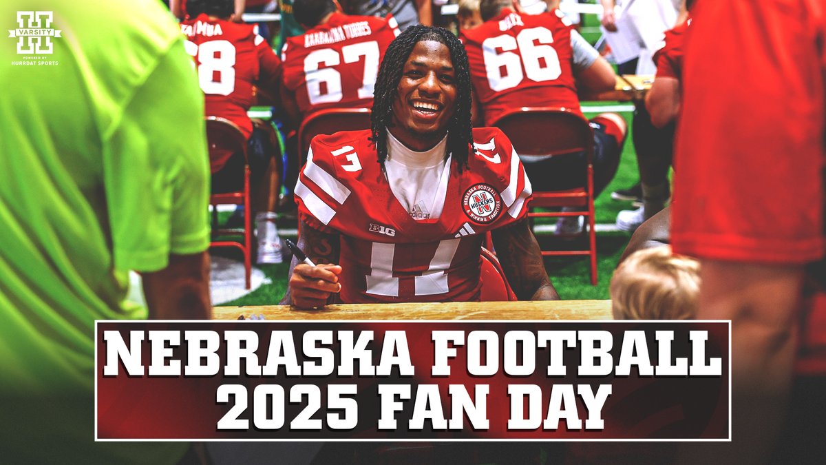 WATCH: 2025 Nebraska Football Fan Day Recap | Sights &amp; Sounds

📺: youtu.be/bOG9QfqQ22g?si…

#GBR | #Huskers