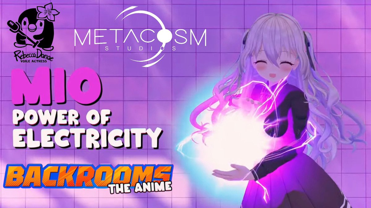 ✨ It’s been years, but I’m back! 😤

🔮 I’m enthusiastic to make my return as the voice of Mio in this super cool series, Backrooms The Anime! I’m grateful to <a href="/EnemyEliminated/">Enemy Eliminated (Elim)</a> and <a href="/MetacosmStudios/">Metacosm Studios</a> for having me once again~ 💜

#anime #voiceover #Mio #BackroomsTheAnime