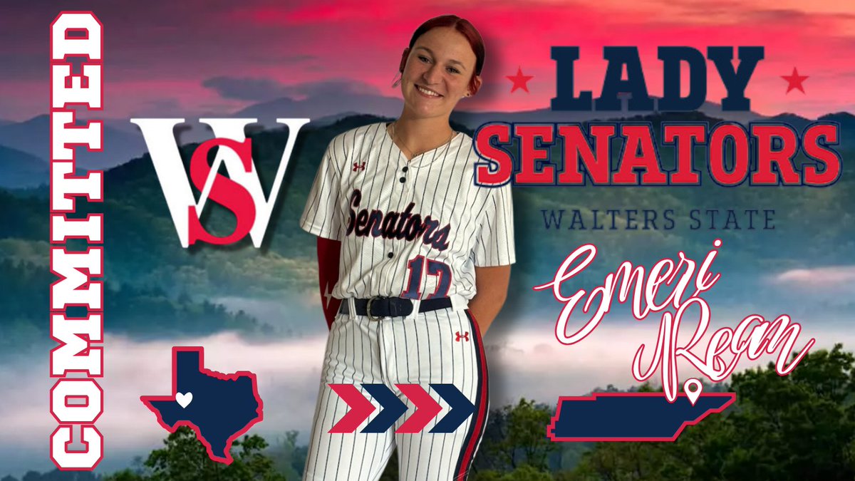 🚨I am so excited to announce my Commitment to further my academic and athletic career at Walters State! Thank you <a href="/BritneyPurser/">Britney Purser</a> for giving me the opportunity to fulfill my dreams &amp; play ball at the next level! THIS TEXAS GIRL IS HEADED TO TENNESSEE YALL!! 🤠<a href="/WSCCsoftball/">WaltersStSoftball</a>