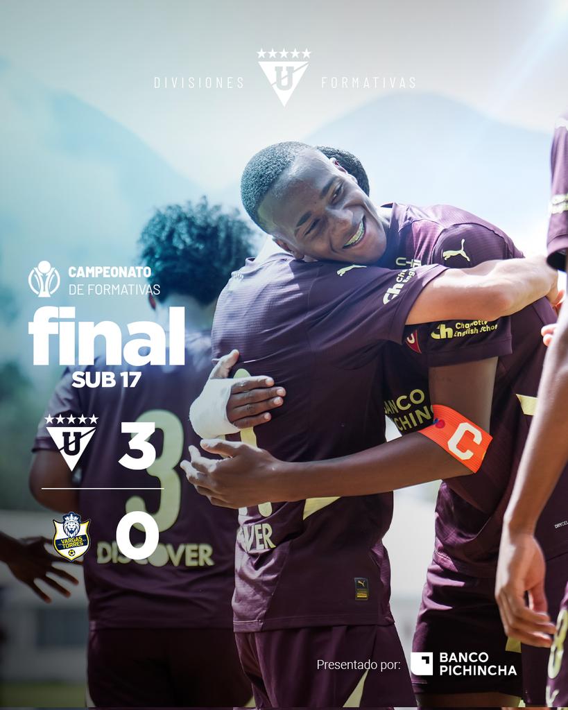 U17 | Ganamos en casa ¡Vamos LIGA! 💪🏻

🆚 #LIGAVargasTorres 3x0
⚽ David Caicedo (x2) y Jhardel Minda